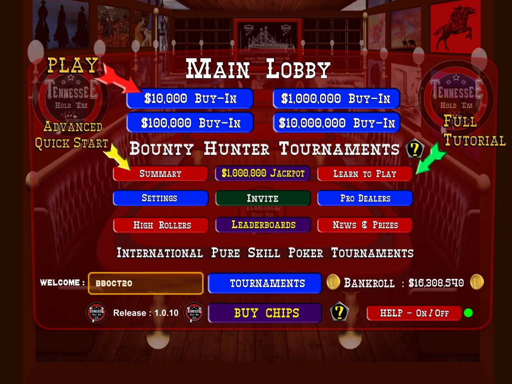 TENNESSEE HOLD 'EM - Skill Poker Tournaments Tangkapan skrin 3