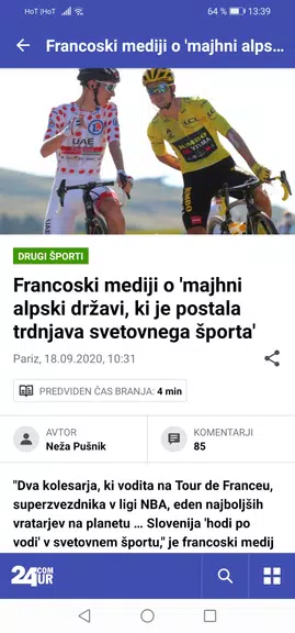 Schermata 24ur.com 0