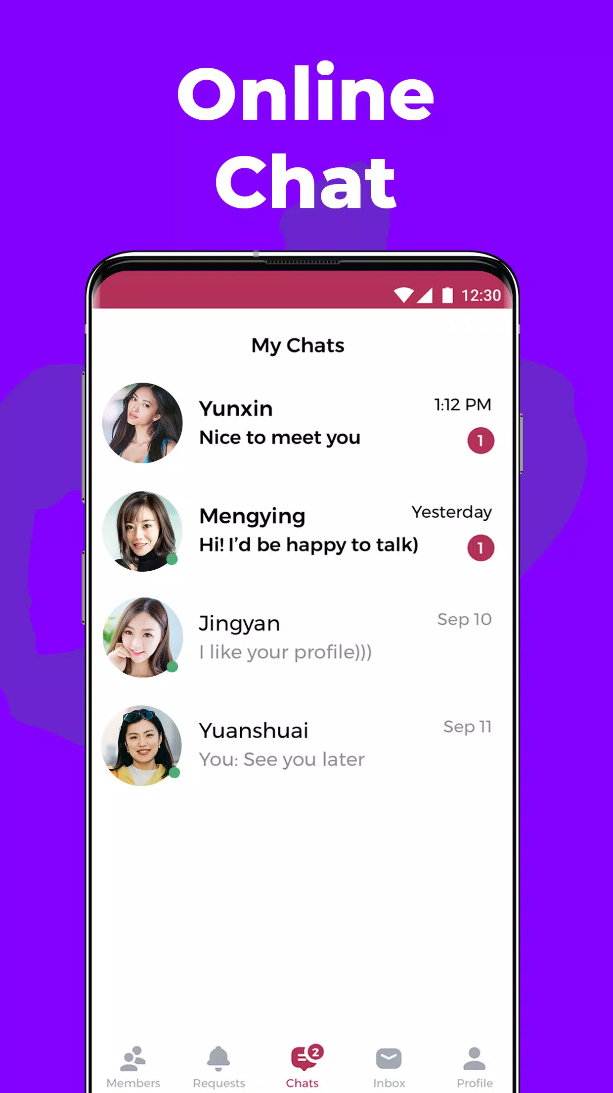 ZenDate ဖန်သားပြင်ဓာတ်ပုံ 1