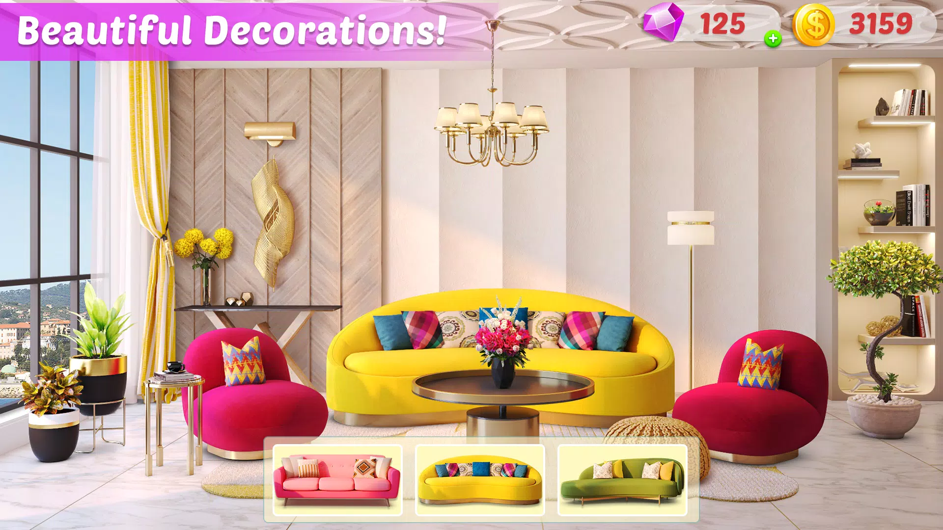 Redesign – My Home Design Game ဖန်သားပြင်ဓာတ်ပုံ 2