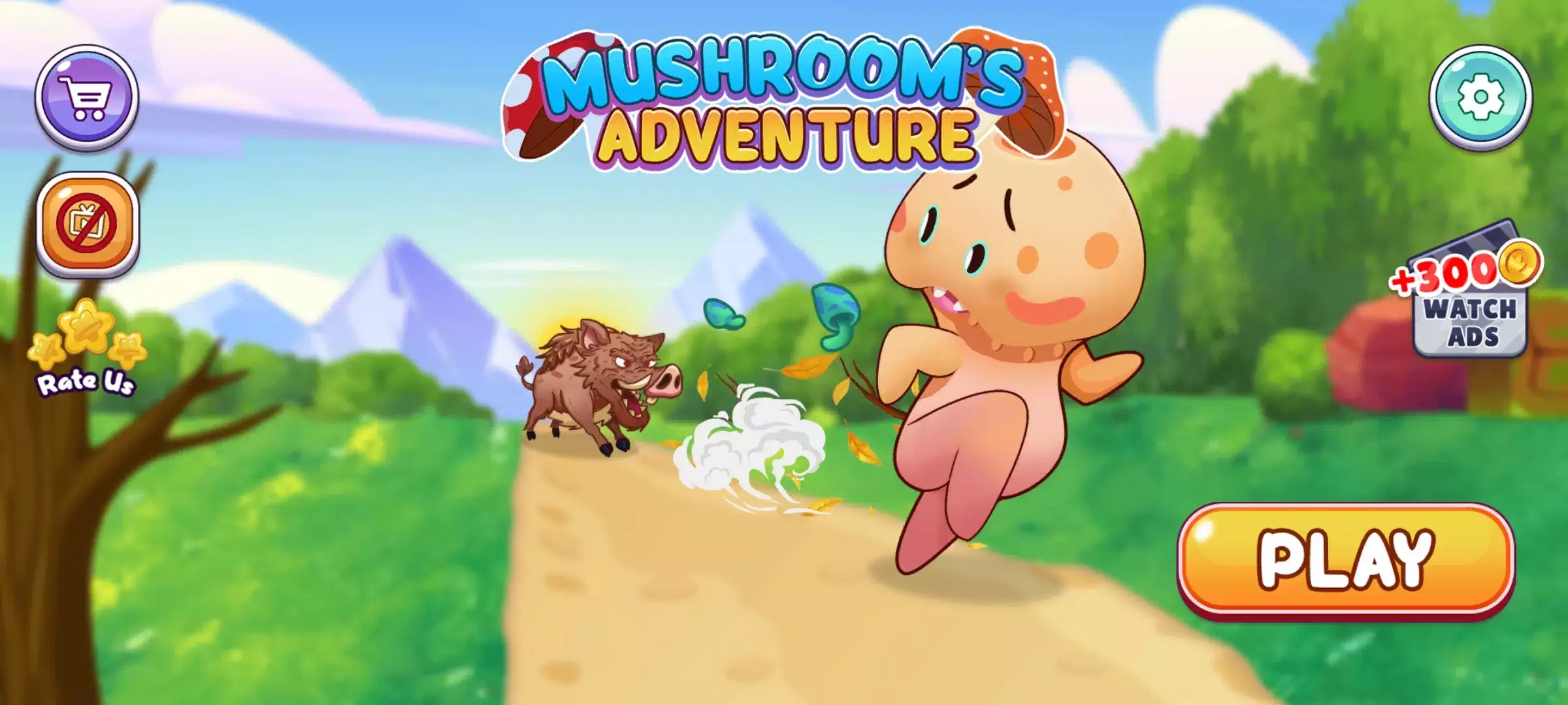 Mushroom war: Jungle Adventure ภาพหน้าจอ 0