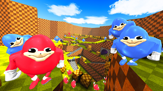 Ugandan Knuckles and Chungus Battle Royale Online ภาพหน้าจอ 2