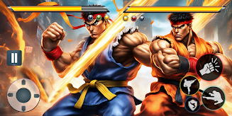 Street Fighting Mega Fighter Tangkapan skrin 1