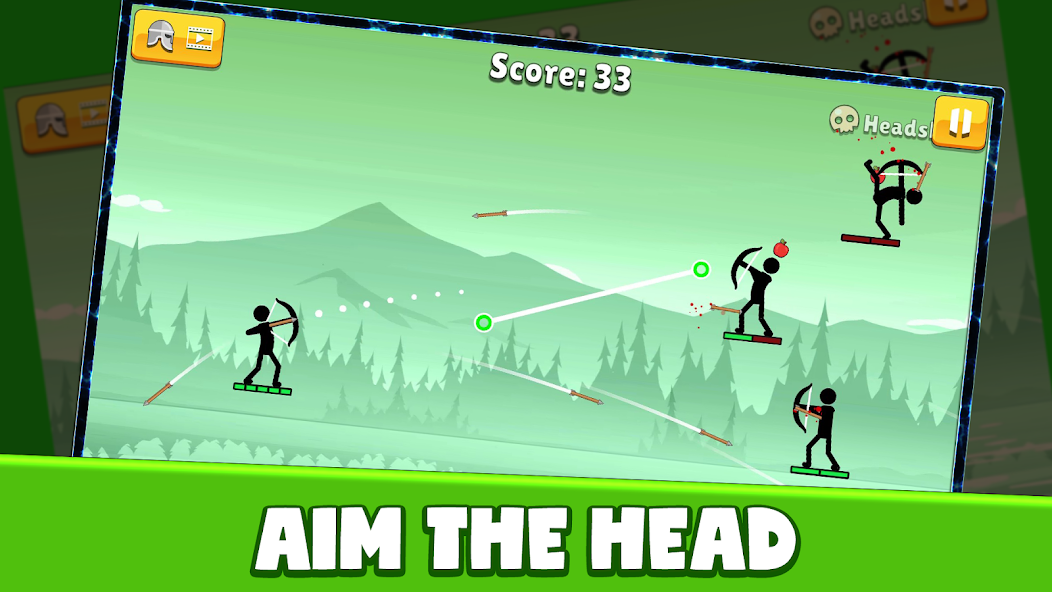 Sticks Archer : Arrow Master Mod Скриншот 1