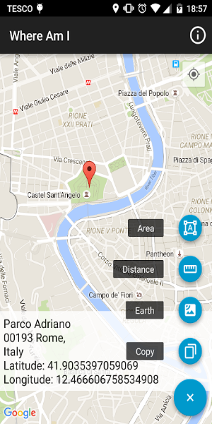 Where Am I - Location and address finder. स्क्रीनशॉट 1