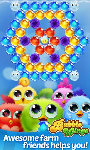 Bubble Wings: bubble shooter Скриншот 3