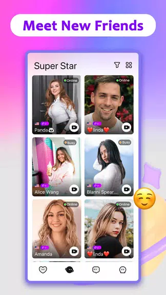 MatchU-Live, Meet People, Chat Tangkapan skrin 3