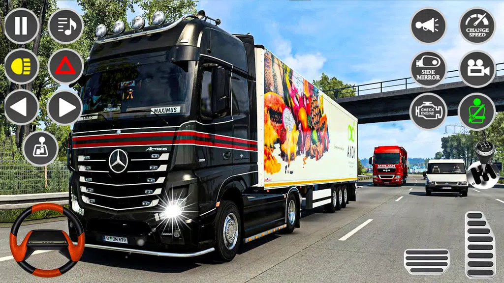 Real Truck Parking Truck Drive Captura de tela 1