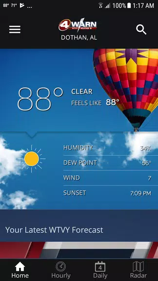 WTVY-TV 4Warn Weather 螢幕截圖 0