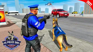 US Police Dog Crime Chase Game स्क्रीनशॉट 2