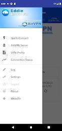 AirVPN Eddie Client GUI 스크린샷 1