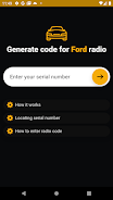 Ford radio code generator Screenshot 0