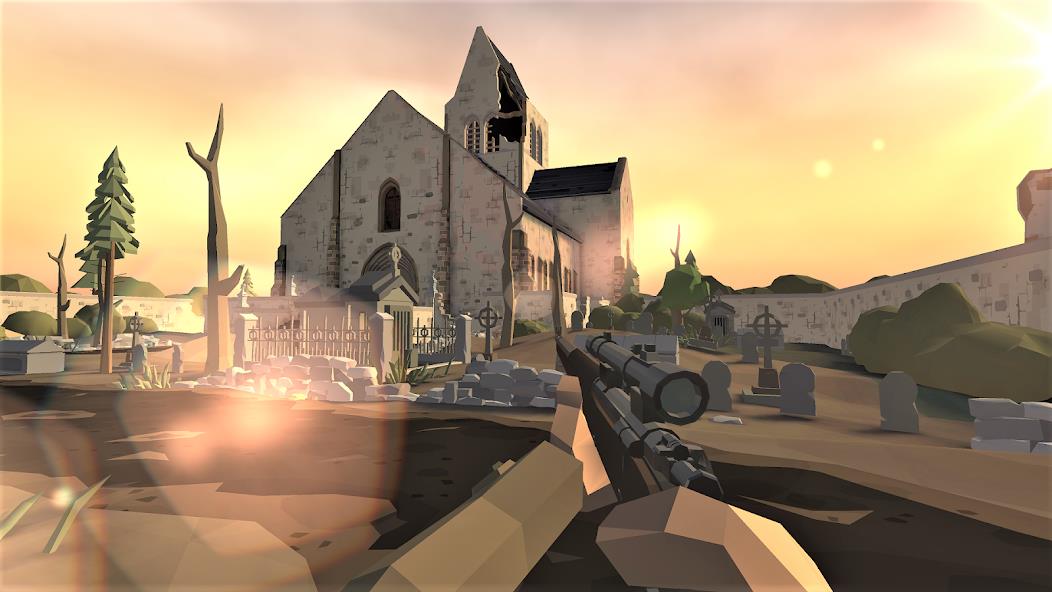 World War Polygon: WW2 shooter Mod Schermafbeelding 2