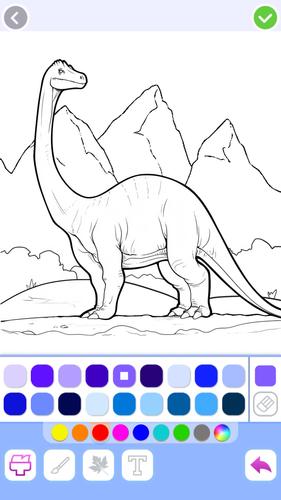 Dino Coloring ဖန်သားပြင်ဓာတ်ပုံ 2