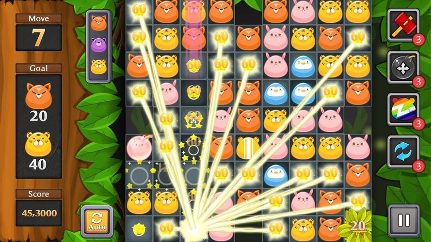 Jungle Match Puzzle Captura de pantalla 0