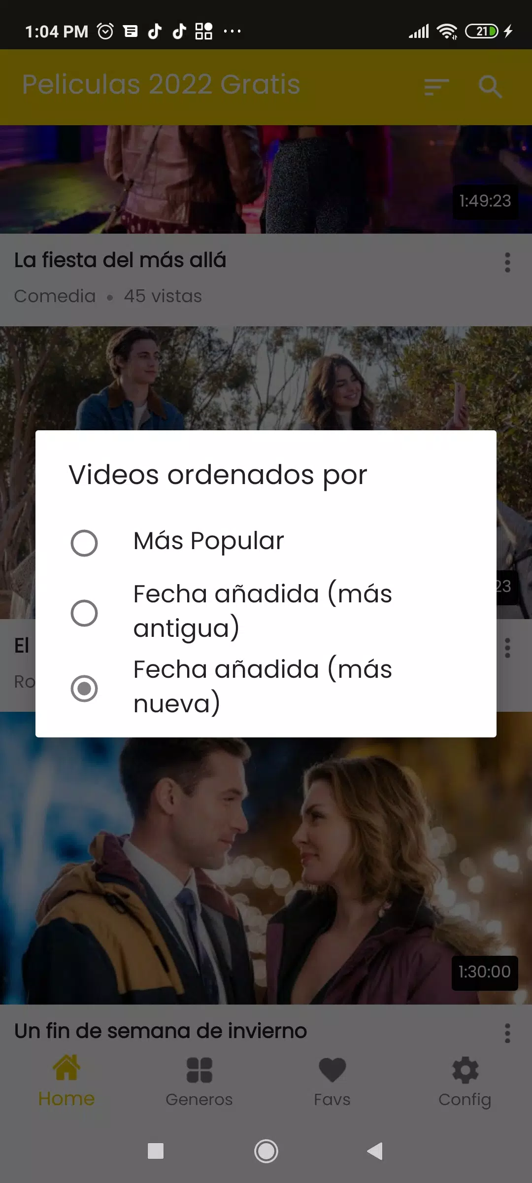 Pelismart Peliculas en Estreno 螢幕截圖 0