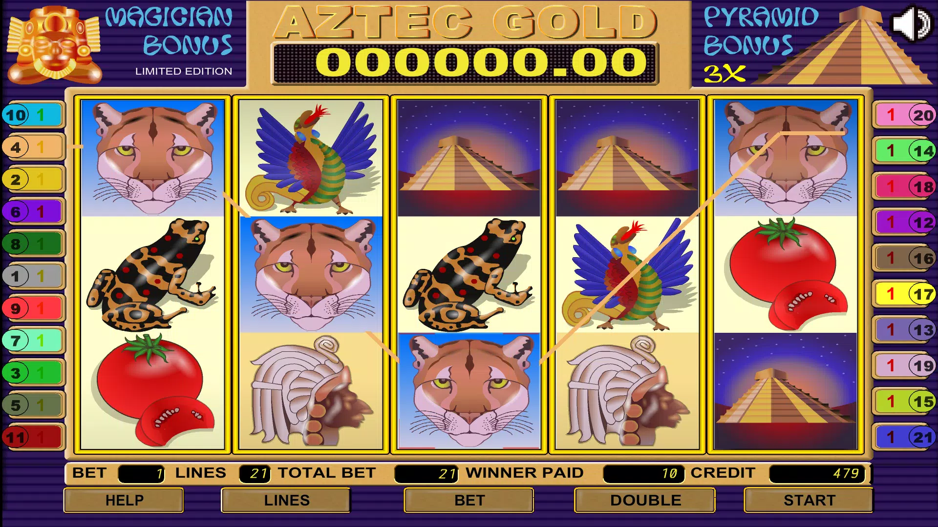 Aztec Gold II 螢幕截圖 1