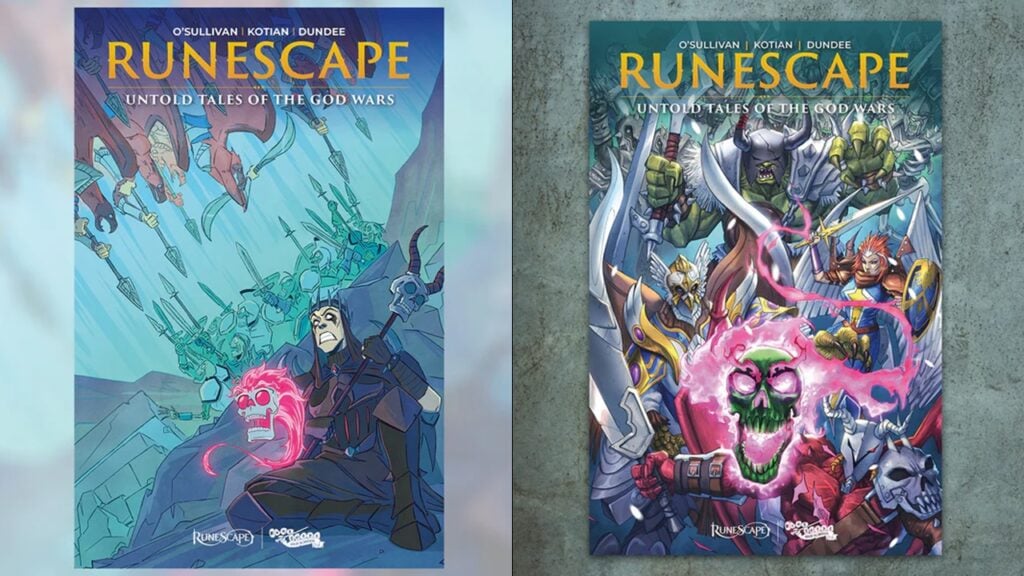 Jagex đang tung ra những câu chuyện RuneScape 'Sự sụp đổ của Hallowvale' và 'Những câu chuyện chưa kể về các cuộc chiến của các vị thần' dưới dạng sách!