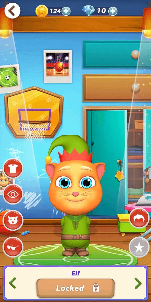 Virtual Pet Tommy - Cat Game Ảnh chụp màn hình 1