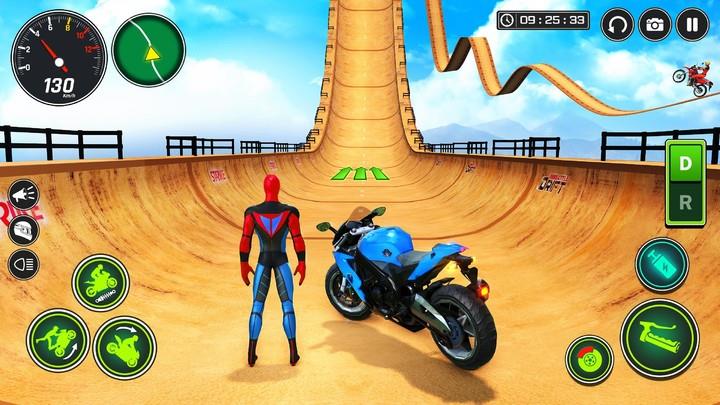 Superhero Bike Stunt Games GT 螢幕截圖 2