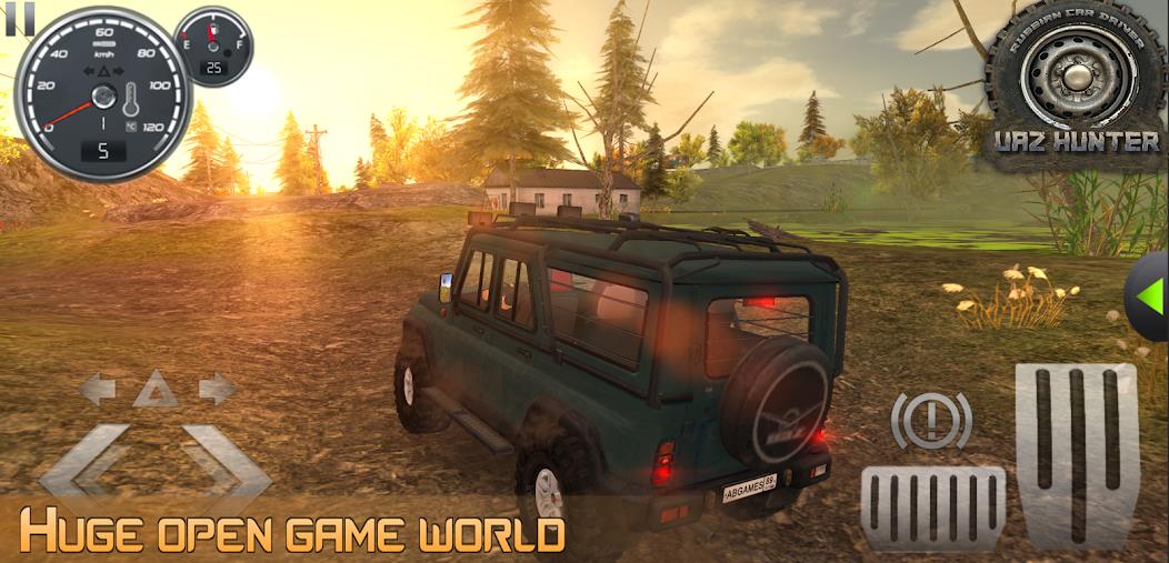 Russian Car Driver UAZ HUNTER Mod ภาพหน้าจอ 0