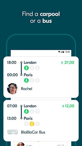 BlaBlaCar: Carpooling and Bus Screenshot 1