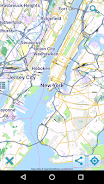 Map of New York offline ภาพหน้าจอ 0