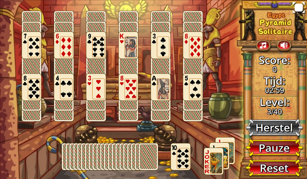 Egypt Pyramid Solitaire स्क्रीनशॉट 2
