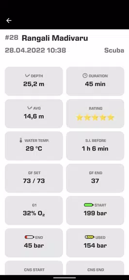 Schermata Mares App 2