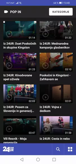 Schermata 24ur.com 2