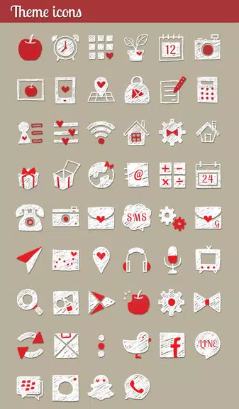 Heart Apple Theme +HOME 螢幕截圖 2