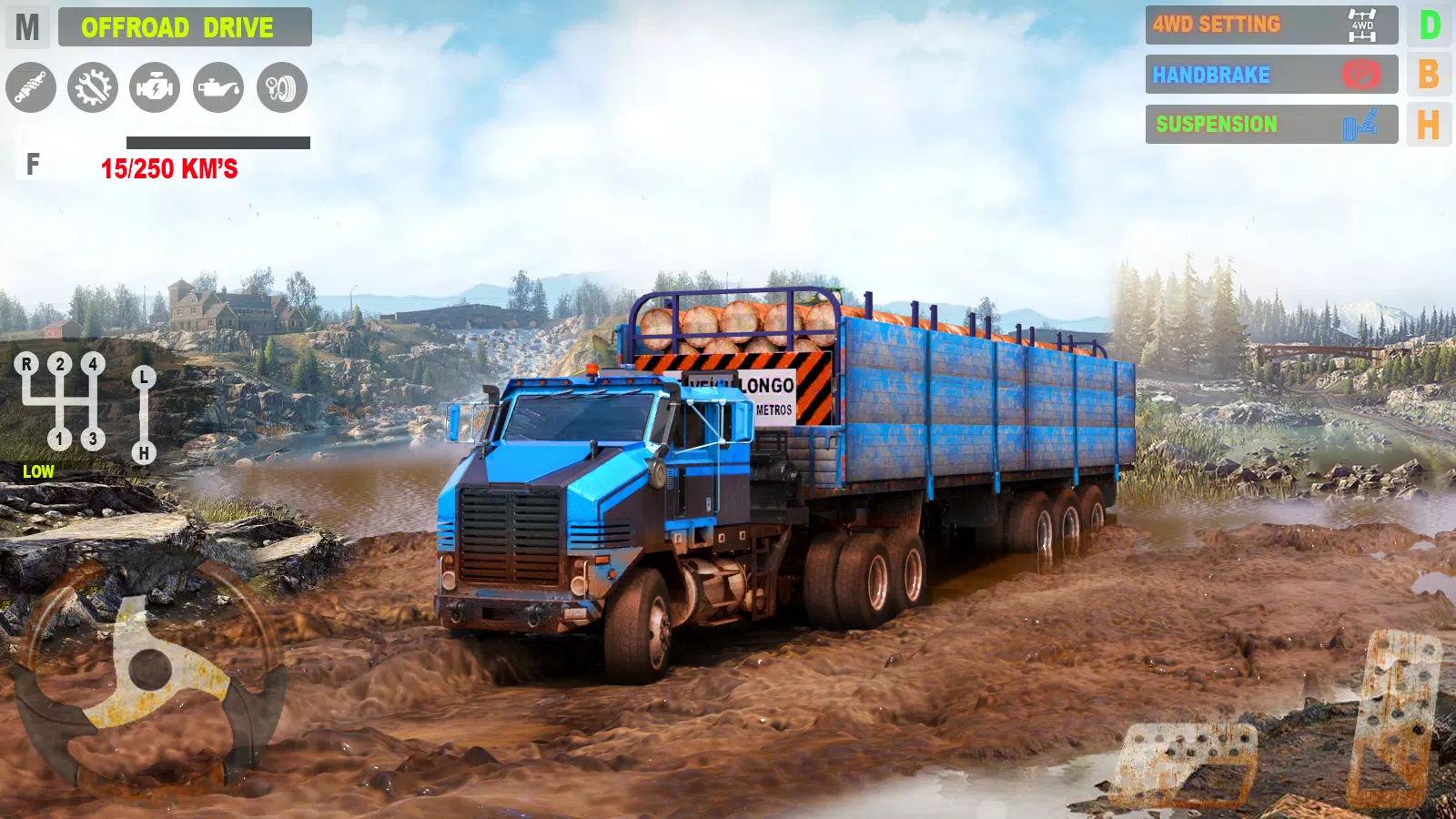 Offroad Mudrunner Games 3D 螢幕截圖 1