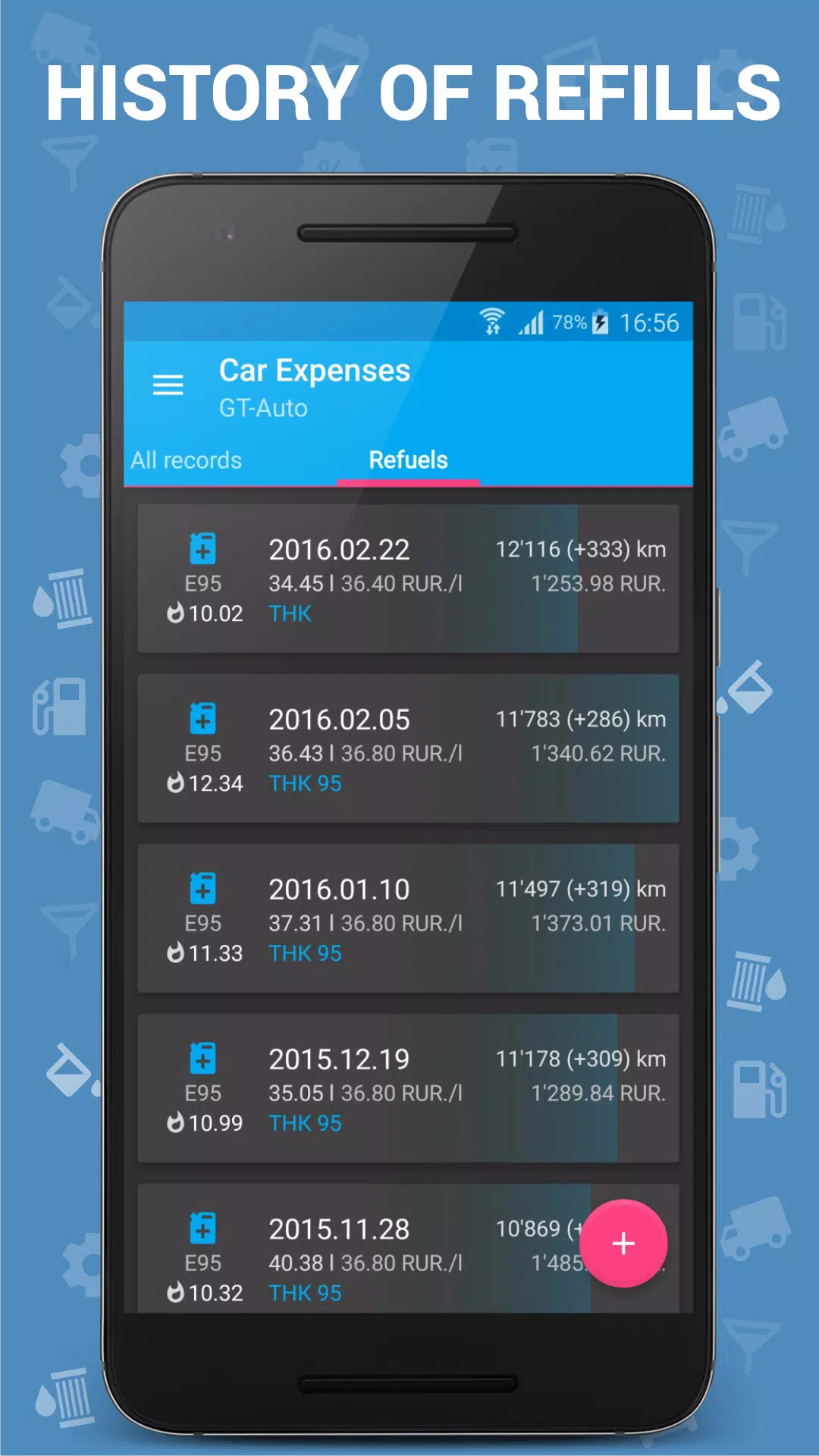 Car Expenses Manager Captura de tela 2