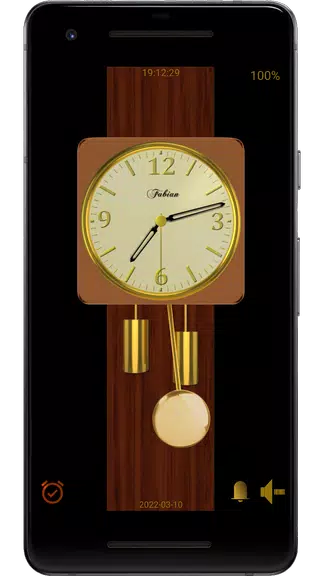 Modern Pendulum Wall Clock ဖန်သားပြင်ဓာတ်ပုံ 2