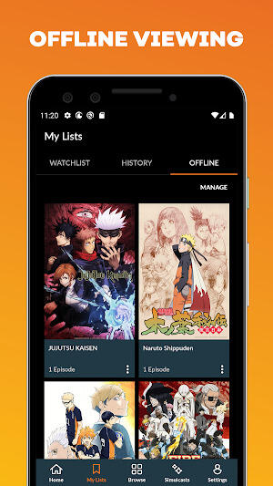 Crunchyroll Tangkapan skrin 1