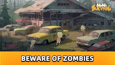 Mini Survival: Zombie Fight Ekran Görüntüsü 1