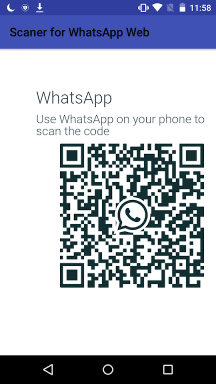 Scaner for WhatsApp Web Zrzut ekranu 0