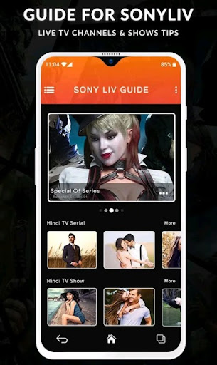 SonyLiv - Live TV Shows, Cricket & Movies Guide Schermafbeelding 1