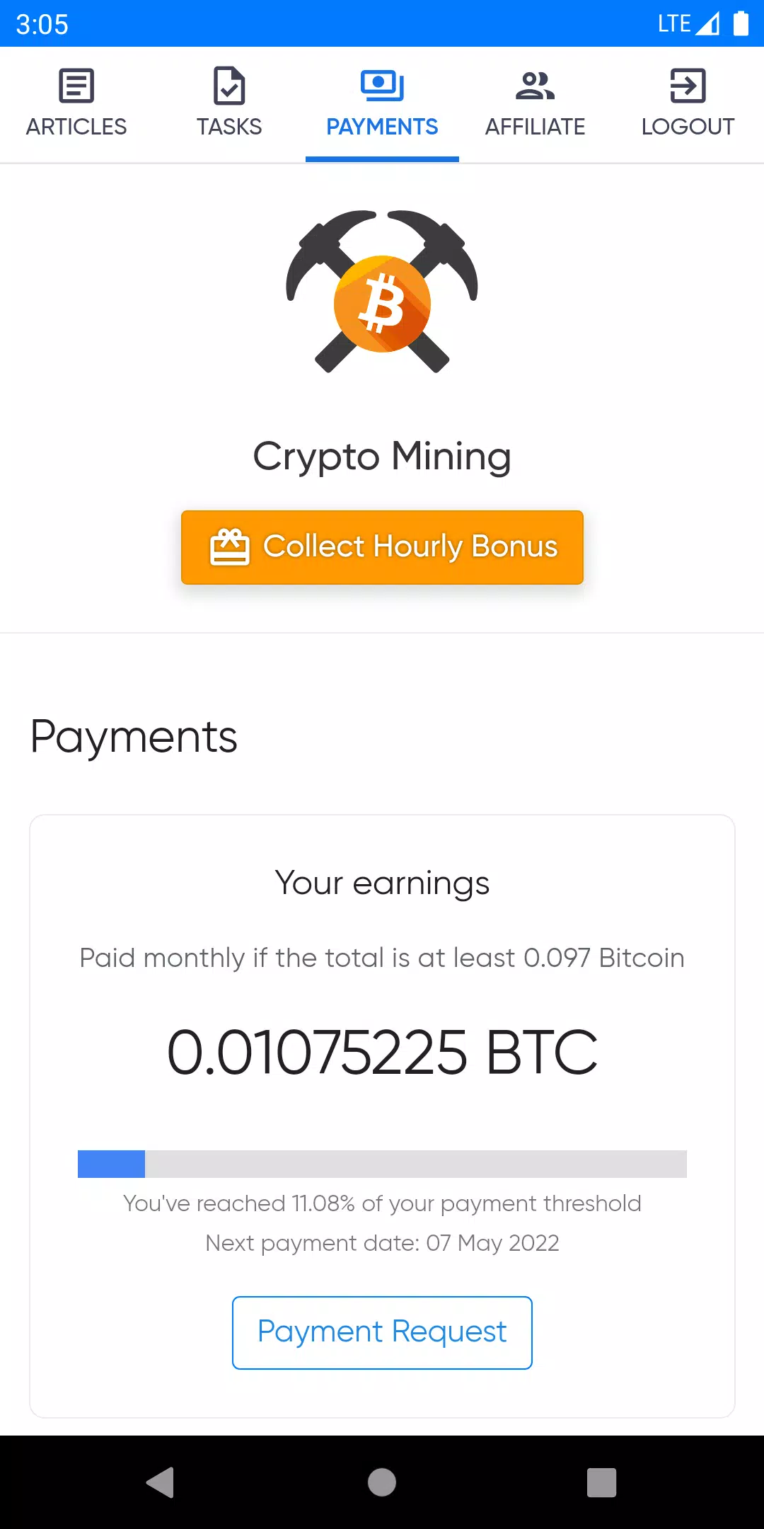 Crypto Mining Screenshot 2