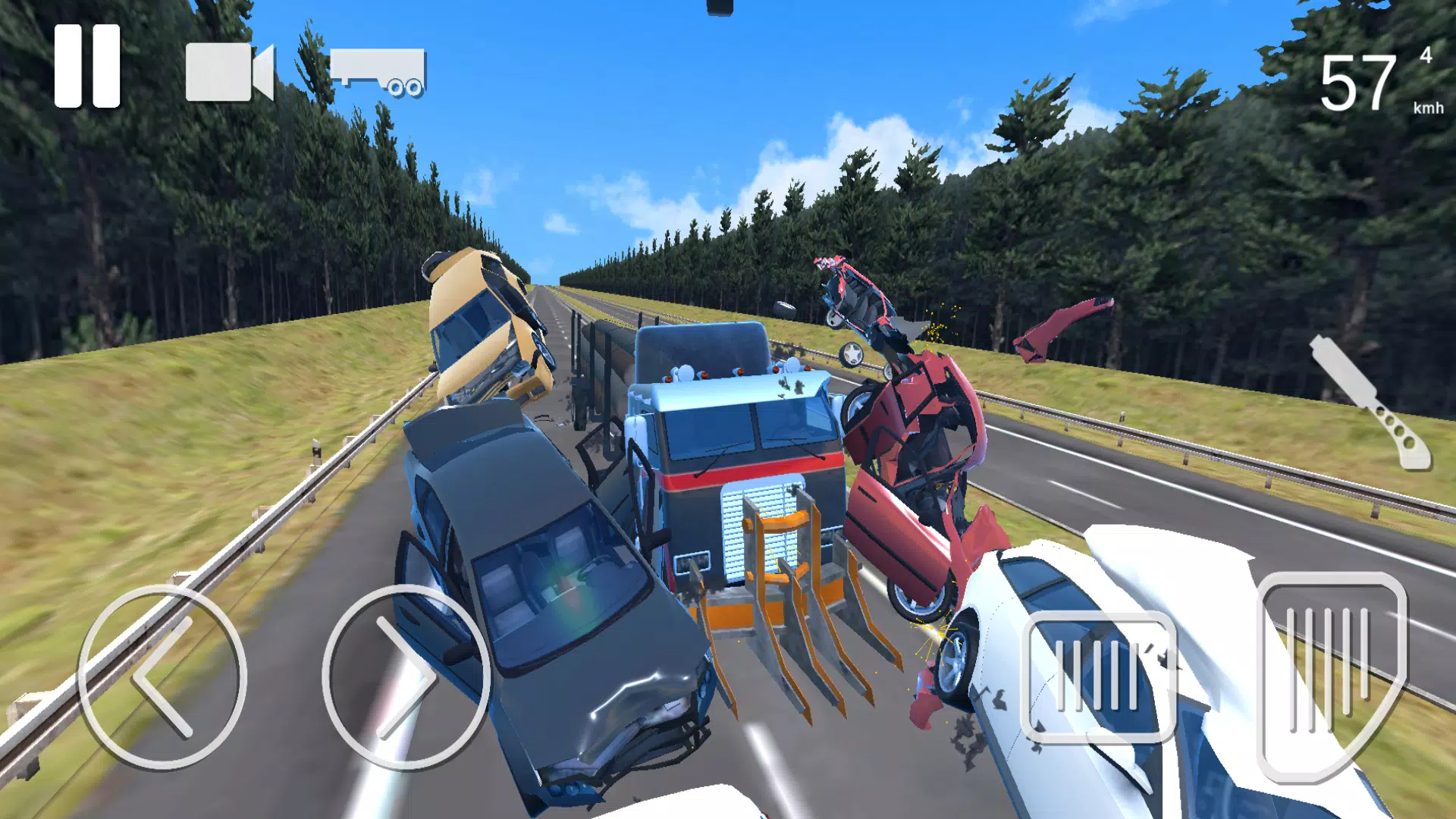 Truck Crash Simulator Accident Captura de tela 1