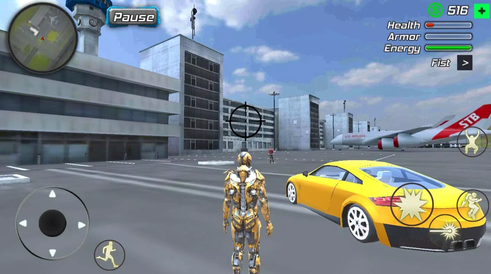 Super Crime Iron Hero Robot スクリーンショット 3