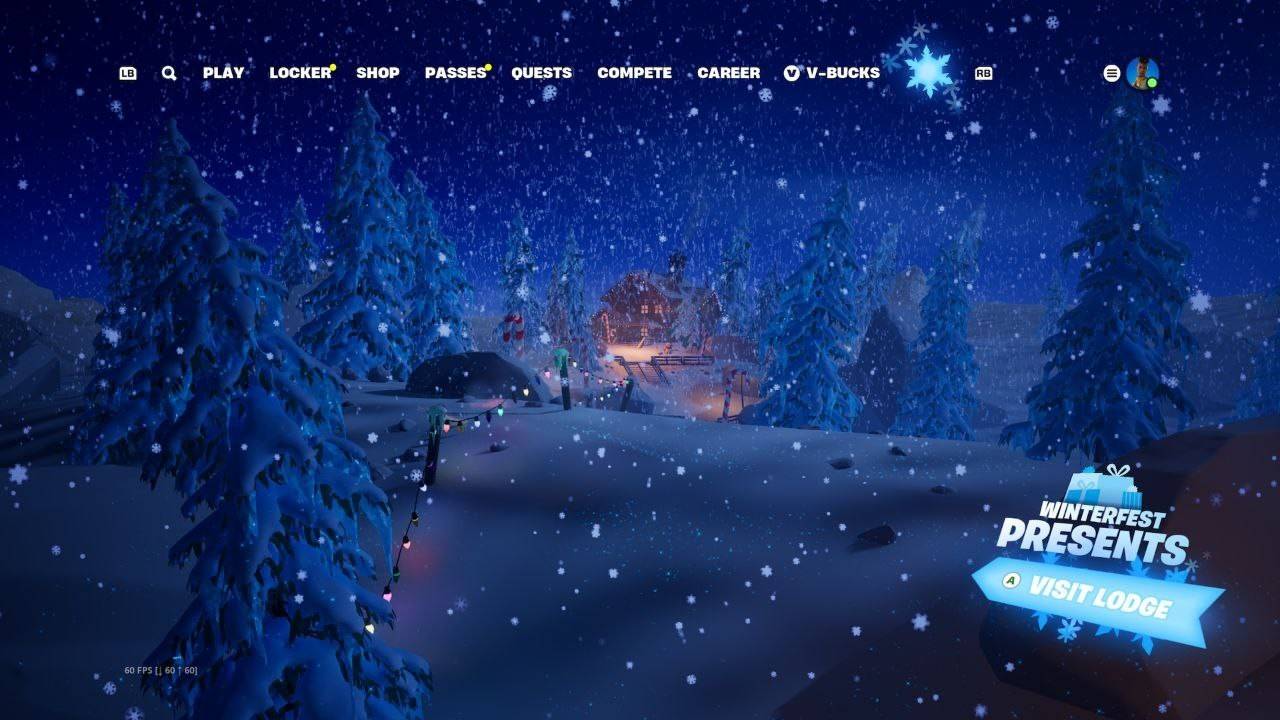 Fortnite Winterfest Gift Location