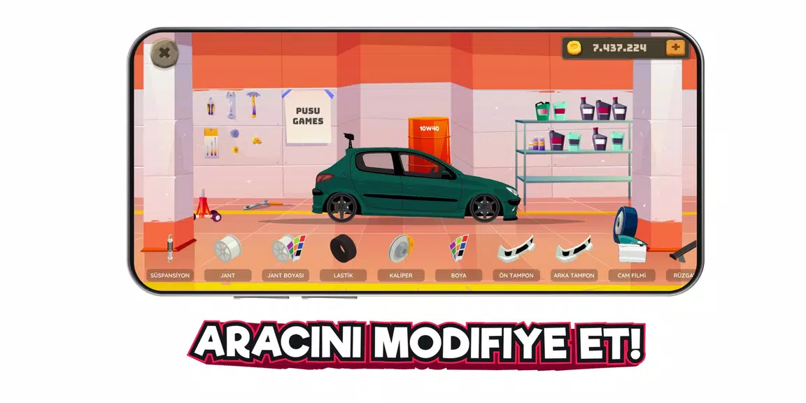 2d Car Series Tuning Game Tangkapan skrin 2