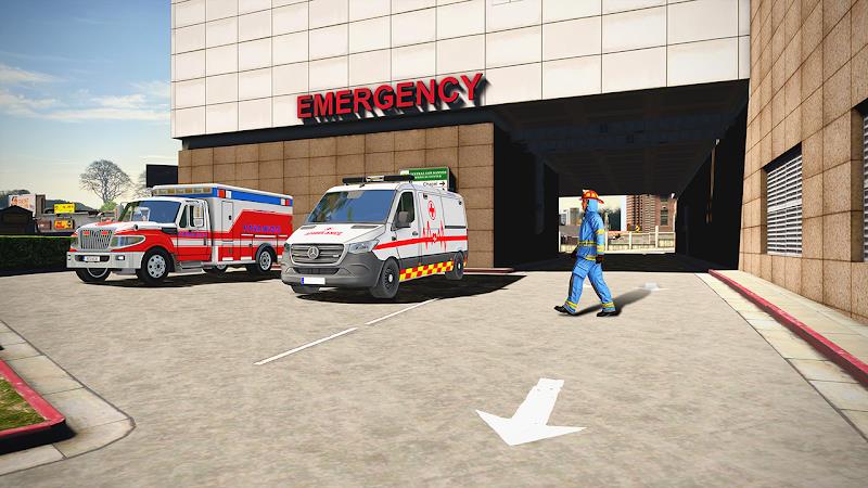 Hospital Driver Ambulance Game 螢幕截圖 3