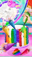 Schermata Rainbow Unicorn Cake 1