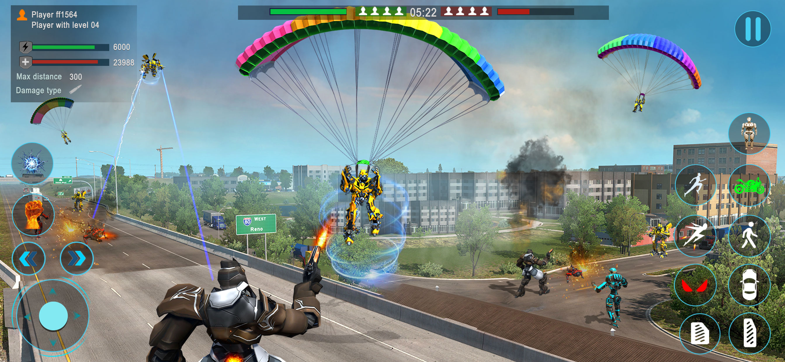 Bike Robot Transformation Game ภาพหน้าจอ 2