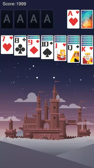 Solitaire FairyTaleCastleTheme Tangkapan skrin 0