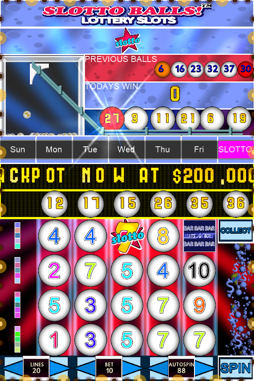 Slotto Balls™ Lottery Fruit Machine Ekran Görüntüsü 1