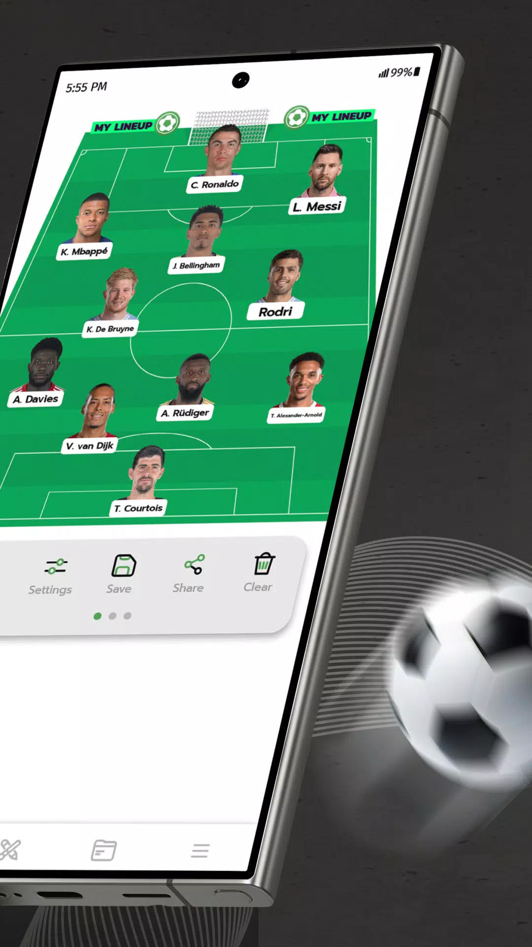 My Lineup Captura de tela 1