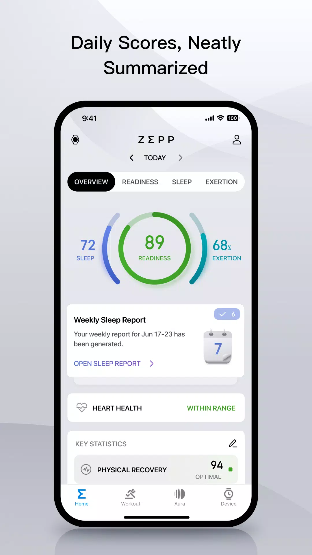 Zepp（formerly Amazfit） ภาพหน้าจอ 0